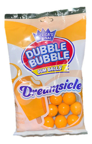 Chicles Americanos Dubble Bubble Dreamsicle 113g Naranja Cre