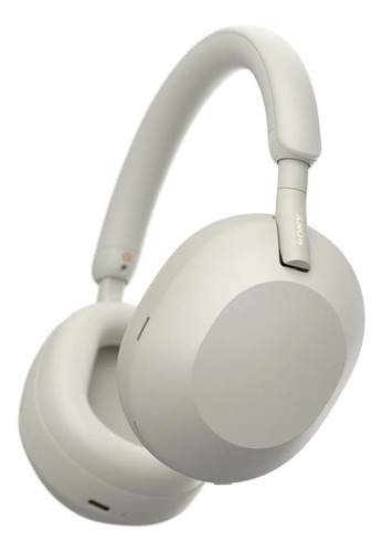 Fones De Ouvido Sem Fio Sony Wh-1000xm5 Silver Com Bateria D