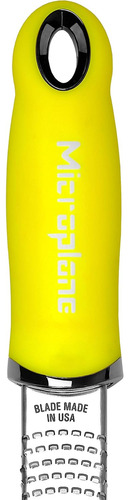 Rallador De Cítricos Y Queso Amarillo Neón Premium