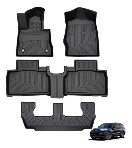 Protector Cubre Piso 5d Tpe Ford Explorer 2022 3 Filas