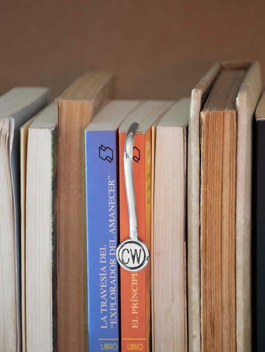 Señalador De Libro De Alpaca Liso Con Grabado