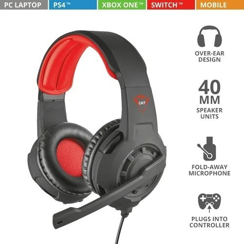 Imagen 4 de 5 de Audífonos Gaming Radius Gxt 310 Trust Pc/ps4/xbox/