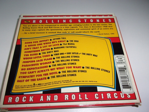 Cd The Rolling Stones Rock And Roll Circus Usa 1996 L53 