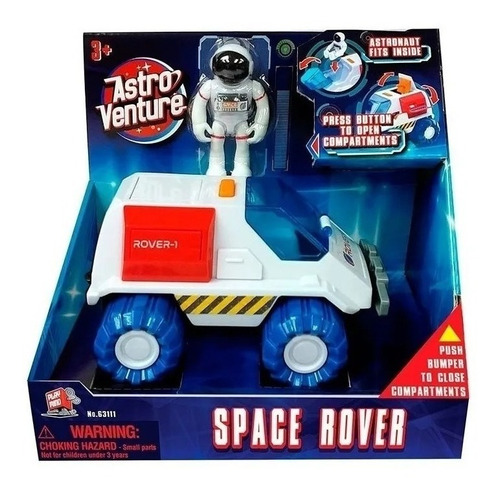 Astro Venture Vehiculo Con Figura Rover Space Art 63111