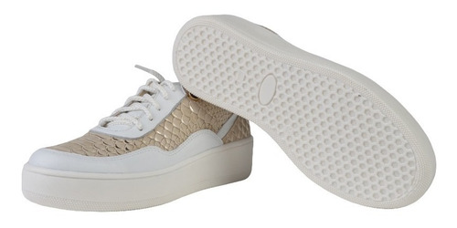 Imagen 5 de 5 de Zapatillas Zapatos Sneakers De Mujer De Cuero Jack - Ferraro