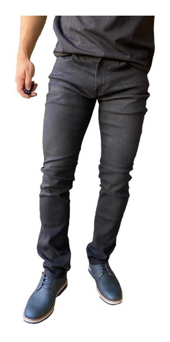 Imagen 4 de 6 de Jeans Straigth Fit Negro