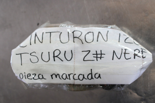 Cinturón Trasero Izquierdo Tsuru 1996 4pts Z#310 (Usado)