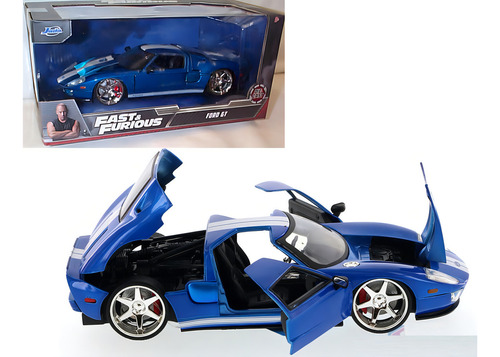 Ford Gt 2005 Rapido Y Furioso Escala 1:24 Jada Toys