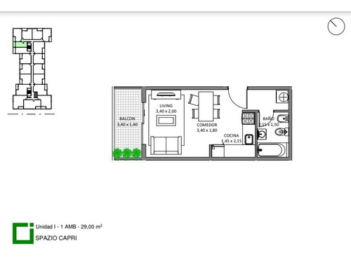 Imagen 10 de 12 de Venta Departamento Ituzaingó - Monoambiente
