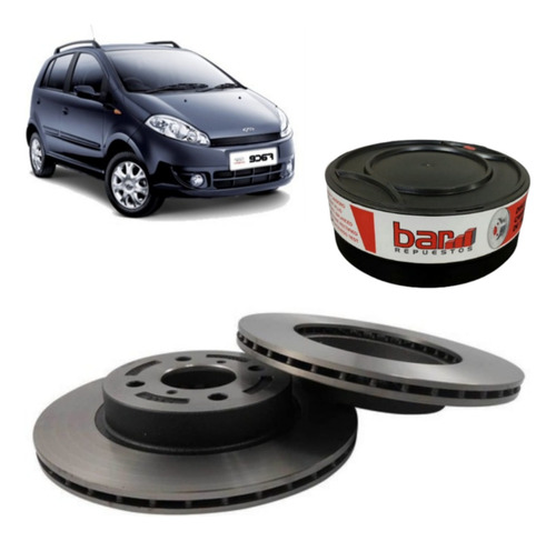 Discos Compatibles Chery Face 1.3 2010 Delantero