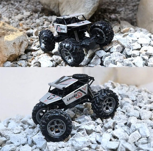 Auto 4x4 Control Remoto, Todo Terreno, C/usb - 13772 Gris