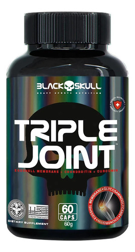 Triple Joint Condroitina + Curcumina 60 Caps Black Skull