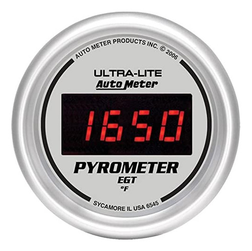 Auto Meter 6545 Medidor Ultraligero, PuLG