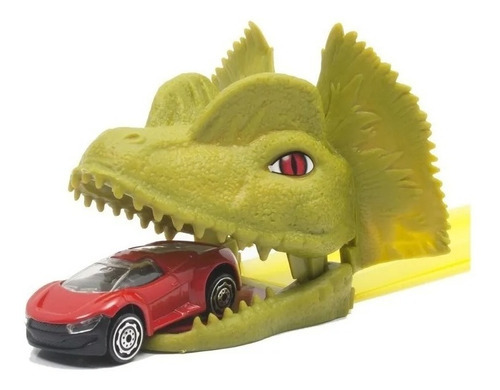 Imagen 2 de 5 de Pista Dino Attack Con Autitos Teamsterz