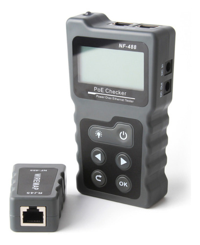Probador De Cable De Red Lcd Multifuncional Poe Checker En