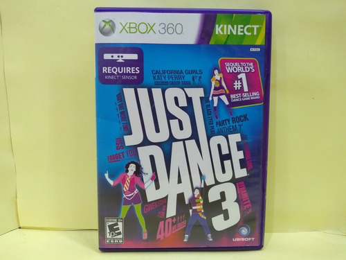 Just Dance 3 Para Xbox 360 Usado Completo Buen Estado.