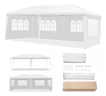 Comprar Toldo Carpa Gazebo Pergola Blanco 6x3 M Para Jardin Fiesta