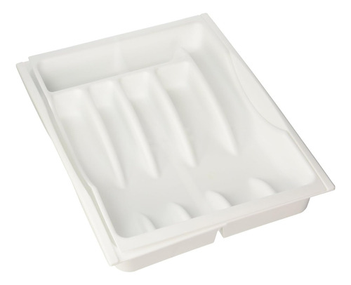 Bandeja Ajustable Para Cubiertos Color Blanco Rubbermaid