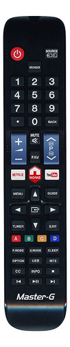 Controle remoto universal Master-g para TV multimarca 4 em 1