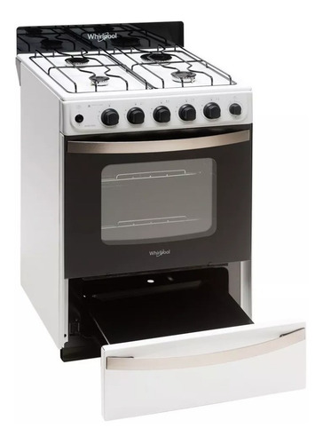 Imagen 4 de 9 de Cocina Whirlpool 56 Cm Blanca Wfb57dw Gas - Super Oferta