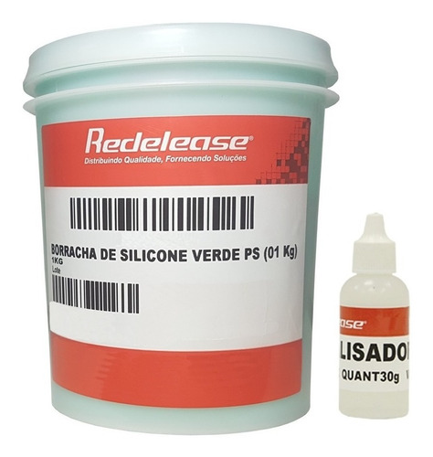 Borracha De Silicone Para Moldes De Gesso 1,030 Kg