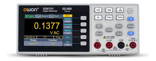 Multimetro Digital De Banco Owon Xdm1241 Tester De Mesa Trms