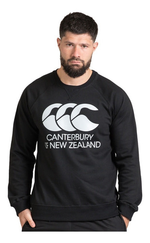 Buzo Rústico Canterbury Ccc Of New Zealand Negro