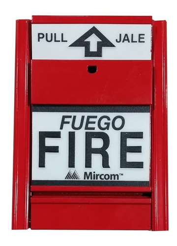 Palanca De Incendio Convencional Metálica Ul Ms-401su Mircom