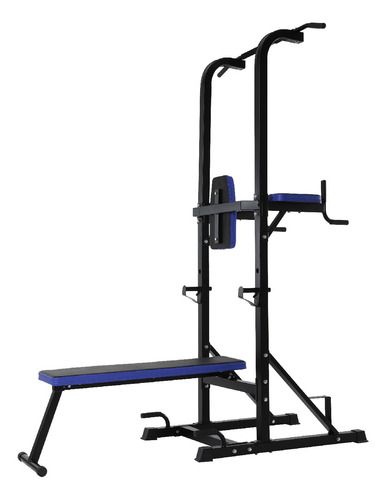 Torre Multifuncional Abdominales Fondos Banco Entrenamiento
