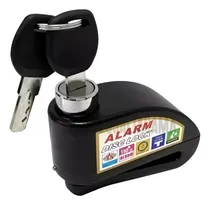 Comprar Candado Para Moto O Bicicleta Freno Disco Con Alarma Inoxida