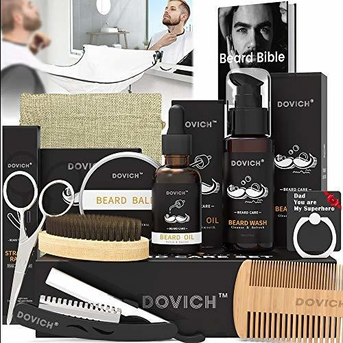 Capa Para Barba Kit De Cuidado De Barba 12 En 1 Para Hombres