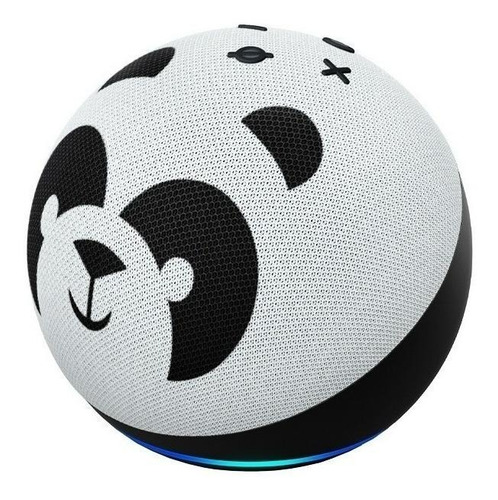Imagen 2 de 6 de Amazon Echo Dot 4th Gen Kids con asistente virtual Alexa panda 110V/240V