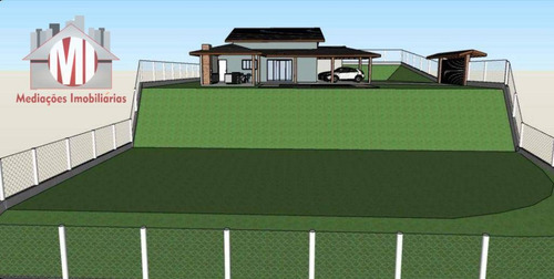 Imagem 2 de 16 de Linda Chácara Em Condomínio Fechado, Fase De Construção, Com 3 Dormitórios, Piscina, À Venda, 1000 M² Por R$ 640.000 - Santa Fé - Pinhalzinho/sp - Ch1056