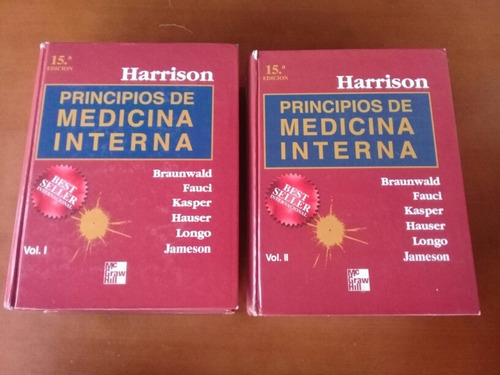 Libro Principios De Medicina Interna. Dos Tomos. Harrison