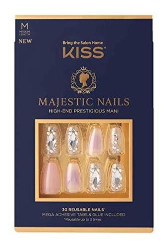Kits De Uñas De Acrílico Kiss Majestic Nails- In A Crown