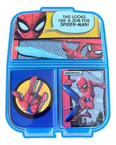 Comprar Loncheras Herméticas 3 Divisiones De Personajes Animados Spiderman\u002Fhombre Araña