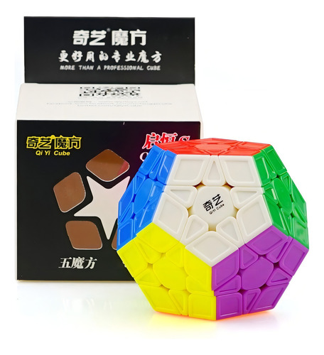 12 Juguetes Educativos Qiyi Megaminx Magic Cube Professional Color De La Estructura Megaminx Color
