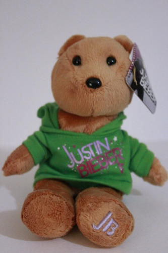 Peluche  Oso Justin Bieber 21cm Cja(63)