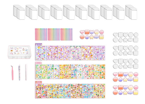 Juego De Pegatinas Para Tarjetas, Kit Decorativo 60 Piezas