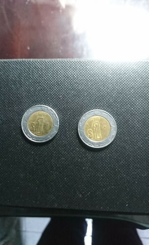 2 Monedas De Colección De Un Peso Extraordinarias 99 2000