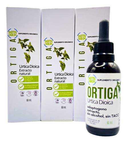 Ortiga Urtica Dioica Combo Pack De 3 Uds. 180ml