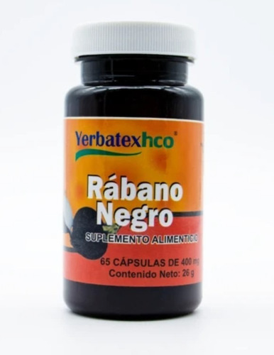 Extracto De Hierba Rábano Negro En Capsulas