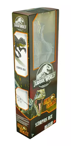 Boneco Dinossauro Scorpios Rex Jurassic World Dino Escape - Alfabay - Cubo  Mágico - Quebra Cabeças - A loja de Profissionais e Colecionadores!