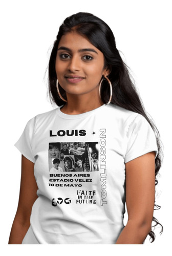 Remeras Louis Tomlinson Concierto Velez In The Future 1d