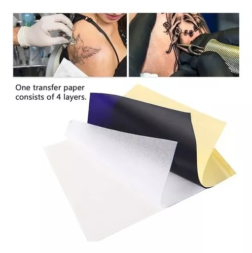 12/35/100 Piezas Papel Transferencia Tatuajes Papel - Temu