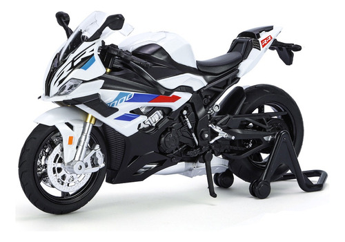 2023 Bmw S1000rr Superbike Miniature Metal Motos Con Soporte