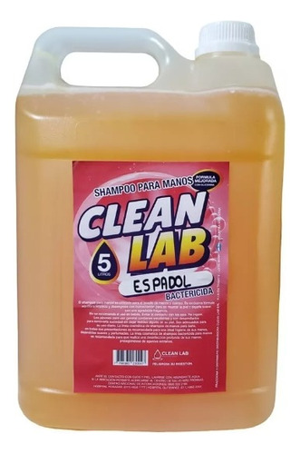 Jabon Liquido/shampoo Para Manos X 5 Lts Bactericida Espada