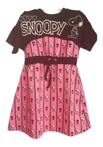 Vestido Infantil Peanuts By Petit Cherie Snoopy 20026