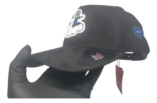 Gorra Snapback Gamuza Bordada Curva Ajustable Premium Fg Cap Junior H Ajustable