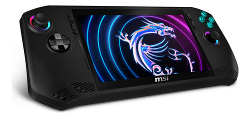 Laptop para jogos Msi Claw Processador Intel Core Ultra 7 155h 120 Hz 1920 X 1080 Gaming Handheld 7 Touch Black Color 16 GB de RAM 512 GB SSD Windows 11